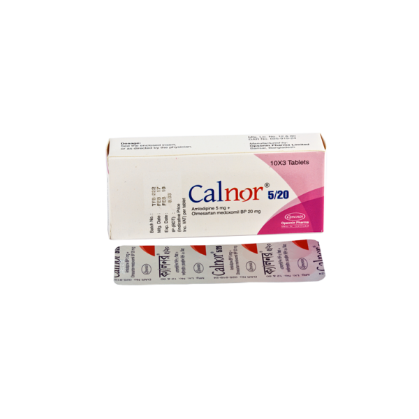 Calnor 5/20 mg tab in Bangladesh,Calnor 5/20 mg tab price , usage of Calnor 5/20 mg tab