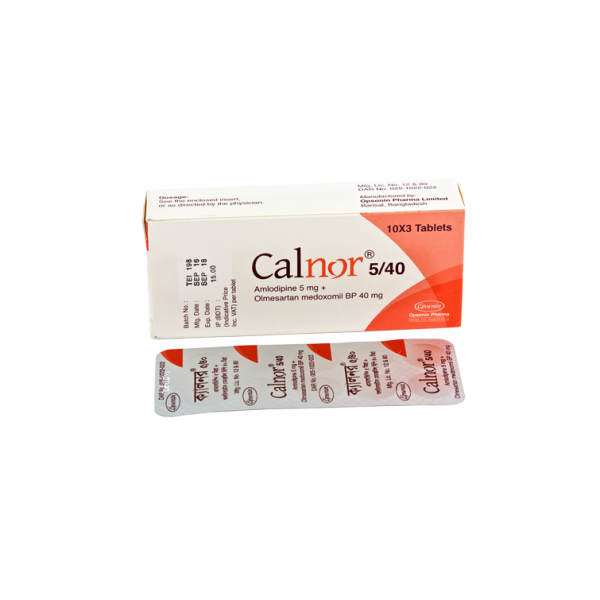 Calnor 5/40 mg Tab in Bangladesh,Calnor 5/40 mg Tab price , usage of Calnor 5/40 mg Tab