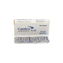 Cardex 6.25 mg tab Cardex 6.25 mg tab