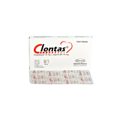 Clontas 75 mg+75 mg Tablet