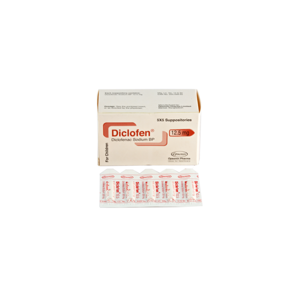 Diclofen 12.5 Suppo in Bangladesh,Diclofen 12.5 Suppo price , usage of Diclofen 12.5 Suppo