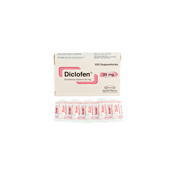 Diclofen 25 Suppo