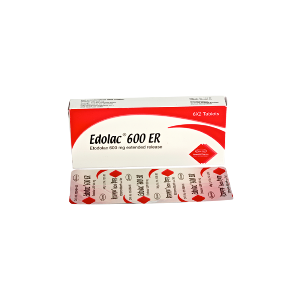 Edolac ER 600 mg Tablet Bangladesh,Edolac ER 600 mg Tablet price , usage of Edolac ER 600 mg Tablet,