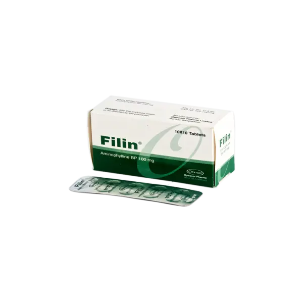 Filin 100 mg tab - Aminophylline