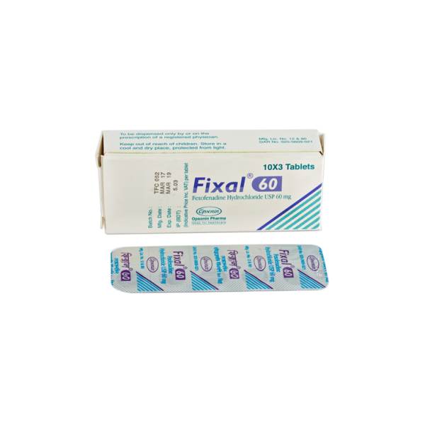 Fixal 60 mg Tablet Bangladesh,Fixal 60 mg Tablet price , usage of Fixal 60 mg Tablet,