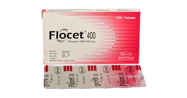 Flocet 400 mg tab - Ofloxacin