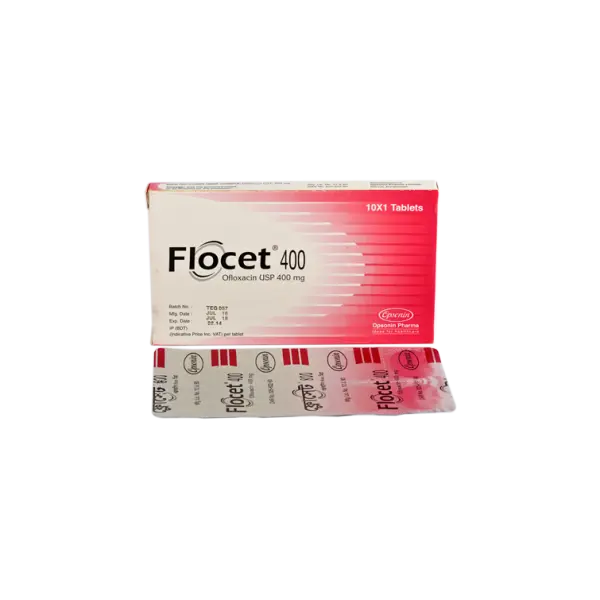Flocet 400 mg tab - Ofloxacin