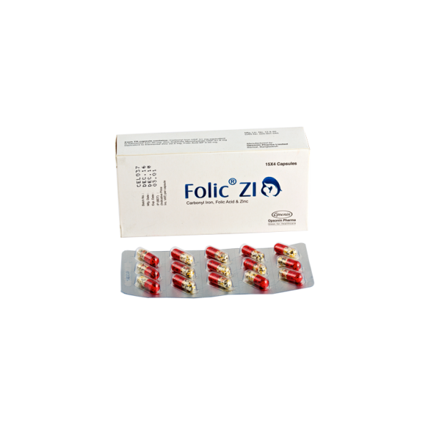 Folic ZI Cap in Bangladesh,Folic ZI Cap price , usage of Folic ZI Cap