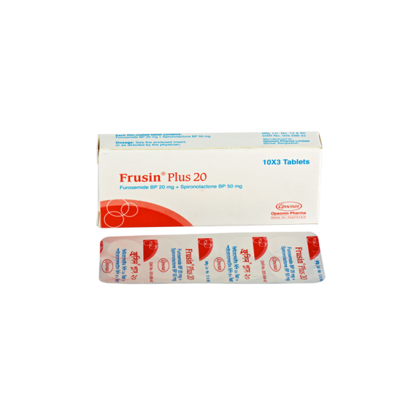 Frusin Plus 20 mg+50 mg Tablet in Bangladesh,Frusin Plus 20 mg+50 mg Tablet price , usage of Frusin Plus 20 mg+50 mg Tablet,