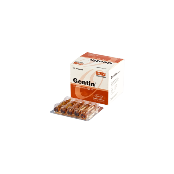 Gentin 80 mg/2 ml IM/IV Injection in Bangladesh,Gentin 80 mg/2 ml IM/IV Injection price , usage of Gentin 80 mg/2 ml IM/IV Injection,