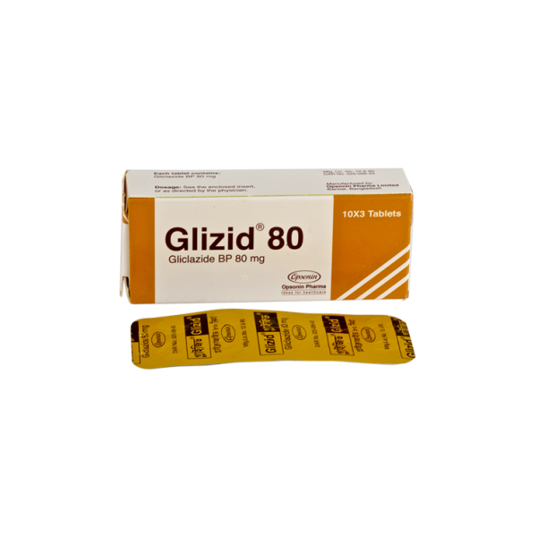 Glizid 80 mg Tablet, ,