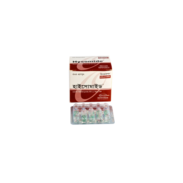 Hysomide 20 mg Injection in Bangladesh,Hysomide 20 mg Injection price , usage of Hysomide 20 mg Injection,