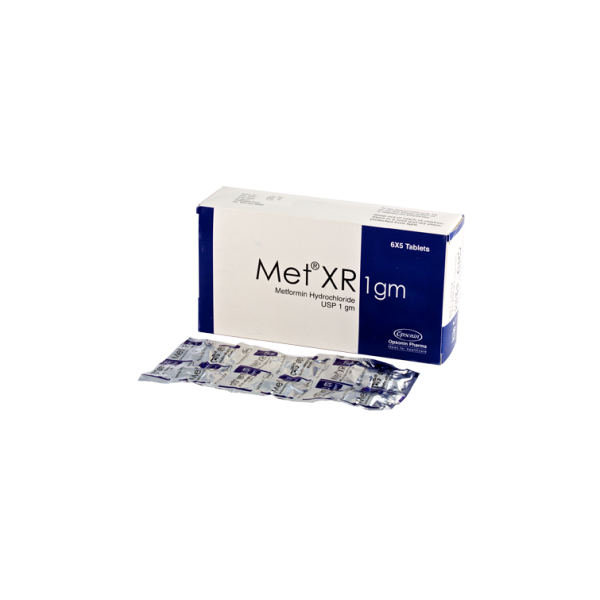 Met XR 1000 mg Tablet (Extended Release) in Bangladesh, Met XR 1000 mg Tablet (Extended Release) price , usage of Met XR 1000 mg Tablet (Extended Release),