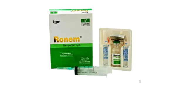Ronem Inj Ronem 1 gm/vial IV Injection - Meropenem Trihydrate