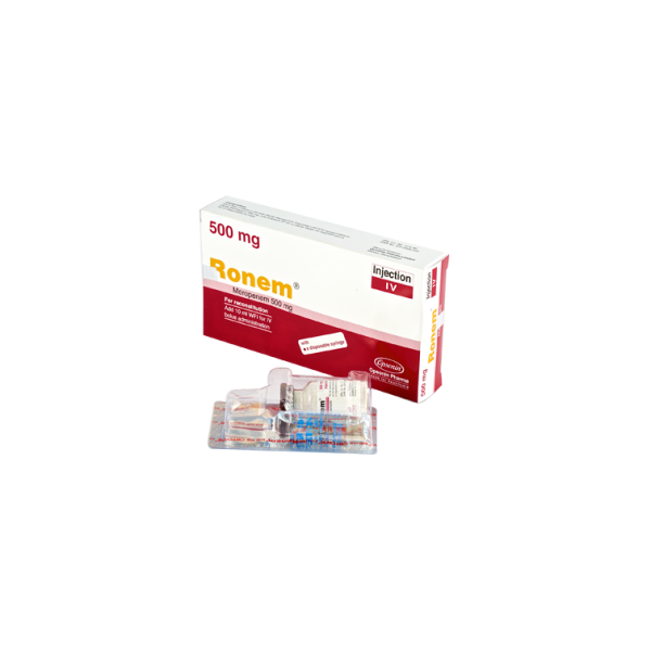 Ronem 500 mg/vial IV Injection in Bangladesh, Ronem 500 mg/vial IV Injection price , usage of Ronem 500 mg/vial IV Injection,