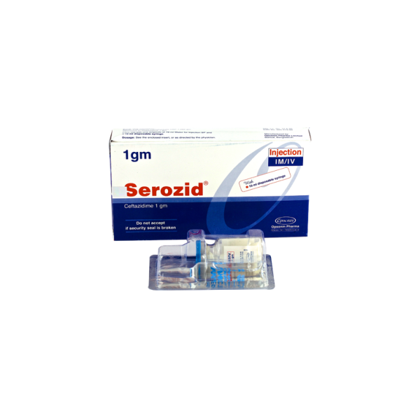 Serozid 1g in Bangladesh,Serozid 1g price , usage of Serozid 1g