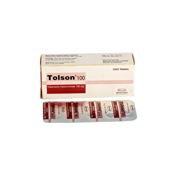 Tolson 100mg Tab in Bangladesh,Tolson 100mg Tab price , usage of Tolson 100mg Tab