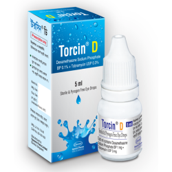 Torcin D 0.1%+0.3% 5 ml Eye Drop