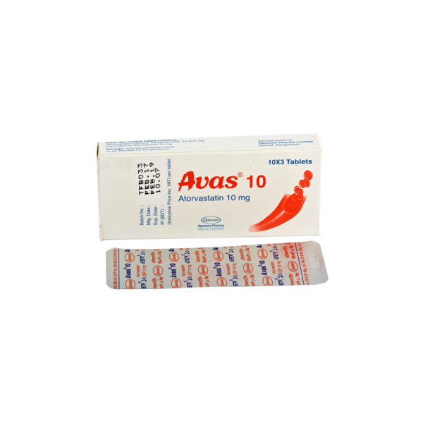 Avas 10mg tab
