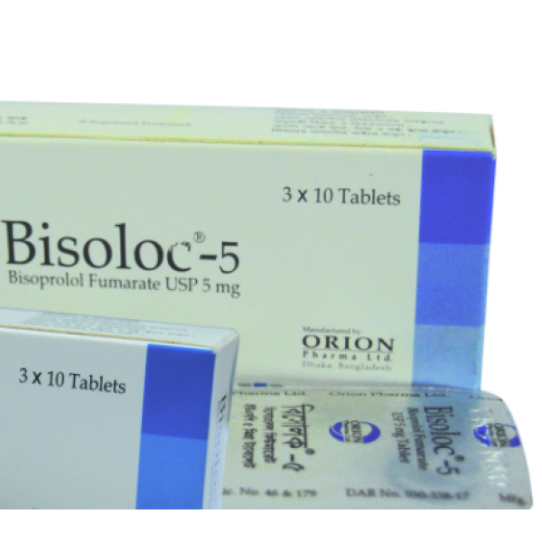 Bisoloc 5 Tab in Bangladesh,Bisoloc 5 Tab price , usage of Bisoloc 5 Tab