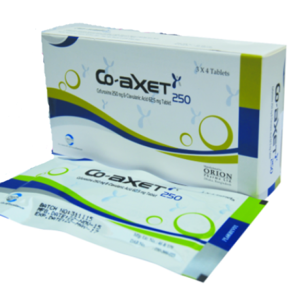 Co-Axet 250 Tab in Bangladesh,Co-Axet 250 Tab price , usage of Co-Axet 250 Tab