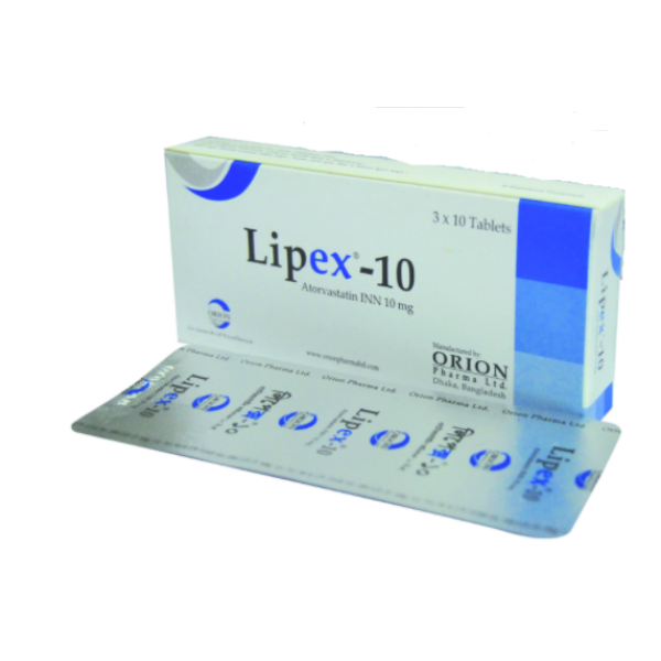 Lipex 10 Tab in Bangladesh,Lipex 10 Tab price , usage of Lipex 10 Tab