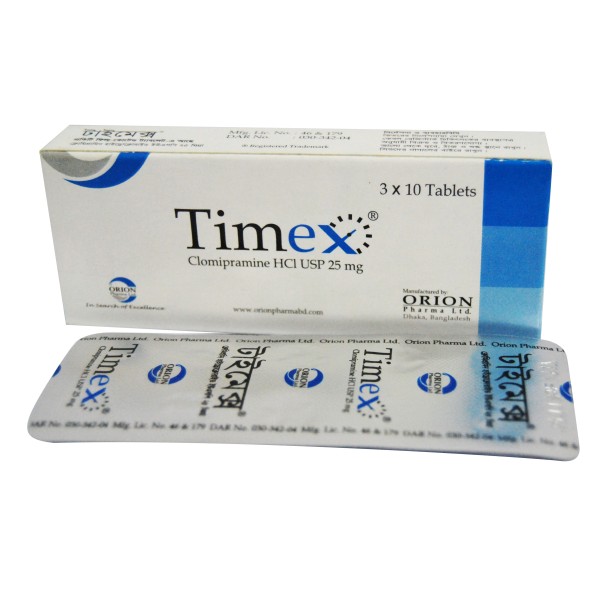 Timex 25 mg Tablet in Bangladesh,Timex 25 mg Tablet price , usage of Timex 25 mg Tablet