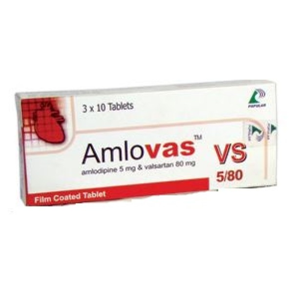 Amlovas VS 5/80 Tab, 7241, Amlodipine