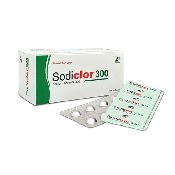 Sodiclor 300 mg Tablet, 1 strip