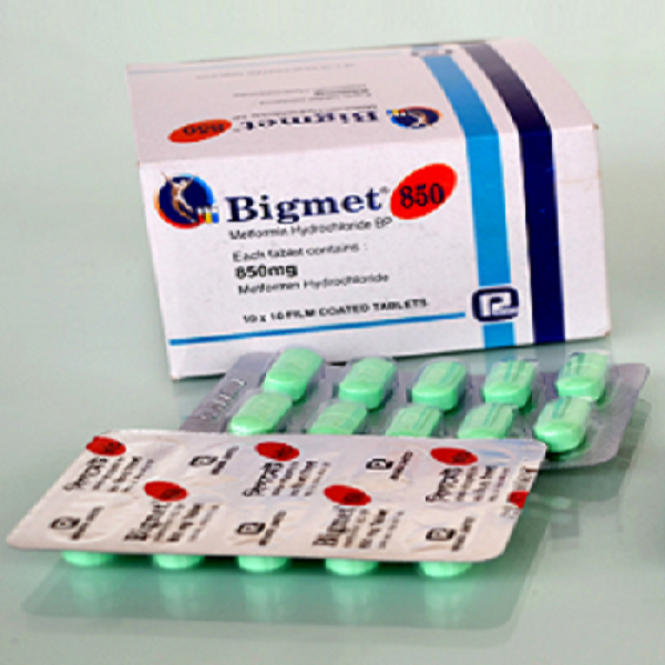 Bigmet 850 mg Tablet Bangladesh,Bigmet 850 mg Tablet price, usage of Bigmet 850 mg Tablet