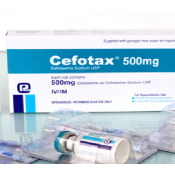 Cefotax 500mg IM/IV Injection — Cefotaxime 500mg by Beximco Pharmaceuticals Cefotax 500mg IM/IV Injection — Cefotaxime 500mg by Beximco Pharmaceuticals