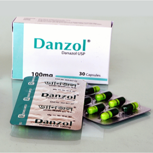 Danzol 100 mg Cap in Bangladesh,Danzol 100 mg Cap price , usage of Danzol 100 mg Cap