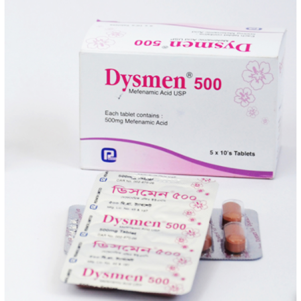 Dysmen 500 mg Tablet Bangladesh,Dysmen 500 mg Tablet price, usage of Dysmen 500 mg Tablet