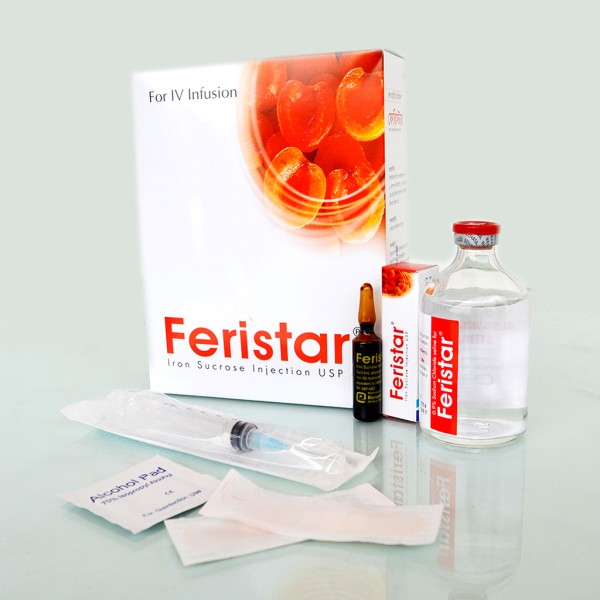 Feristar 100 mg/5 ml IV Injection or Infusion Bangladesh,Feristar 100 mg/5 ml IV Injection or Infusion price, usage of Feristar 100 mg/5 ml IV Injection or Infusion