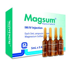 Magsum 2.5 gm/5 ml IM/IV Injection Magsum 2.5 gm/5 ml IM/IV Injection