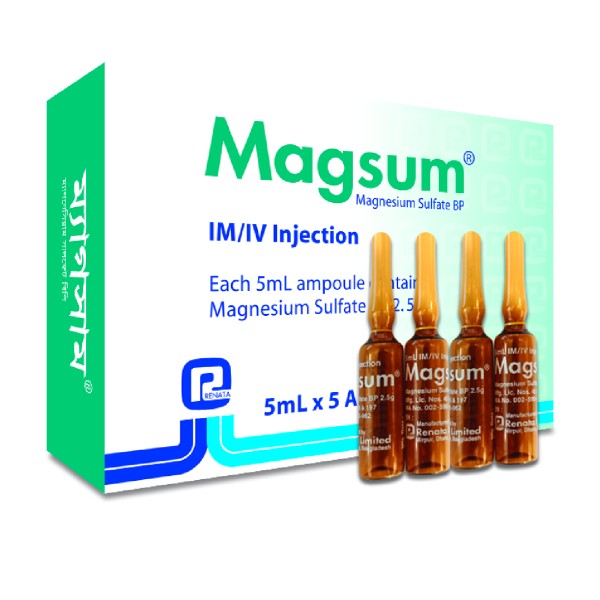 Magsum 2.5 gm/5 ml IM/IV Injection Bangladesh,Magsum 2.5 gm/5 ml IM/IV Injection price, usage of Magsum 2.5 gm/5 ml IM/IV Injection