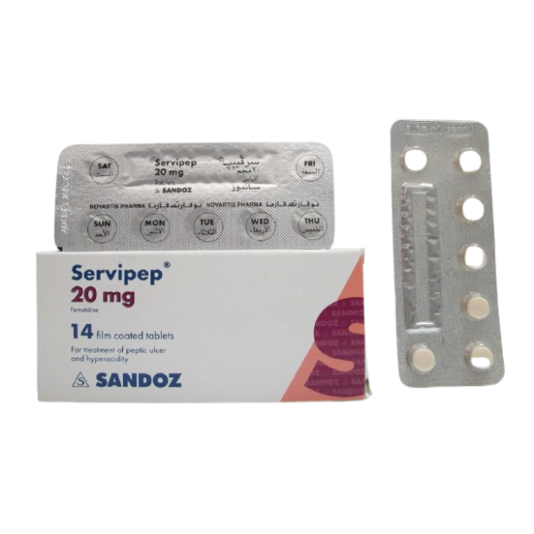 Servipep tab 20 mg, Famotidine,