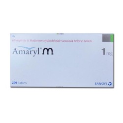 Amaryl M 1 mg+500 mg Tablet Amaryl M 1 mg+500 mg Tablet