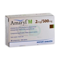 Amaryl M 2 mg+500 mg Tablet Amaryl M 2 mg+500 mg Tablet