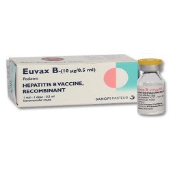Euvax-B IM Injection 10 mcg/0.5 ml vial Euvax-B IM Injection 10 mcg/0.5 ml vial
