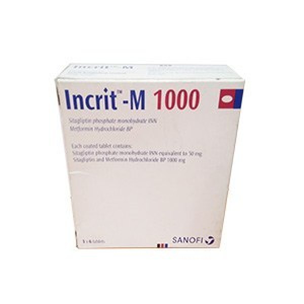 Incrit-M 1000 Tab in Bangladesh,Incrit-M 1000 Tab price , usage of Incrit-M 1000 Tab