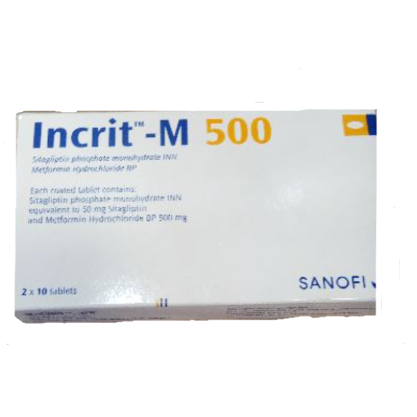 Incrit-M 500 Tab in Bangladesh,Incrit-M 500 Tab price , usage of Incrit-M 500 Tab