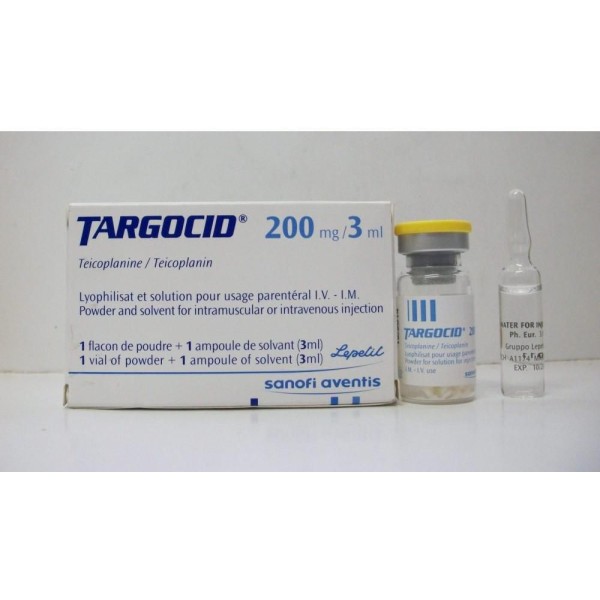 Targocid 200 mg/vial IM/IV Injection, ,