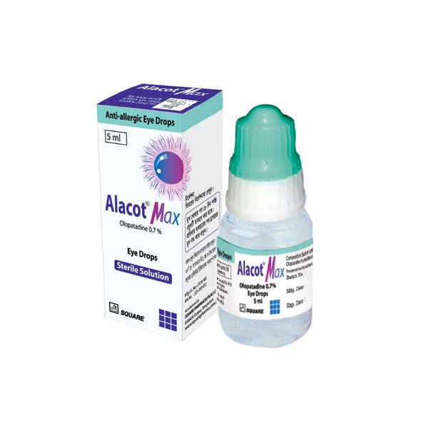 Alacot Max 0.7% Ophthalmic Solution 5 ml drop