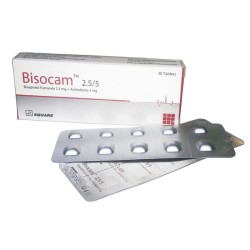 Bisocam 2.5/5 mg Tablet, 1 strip