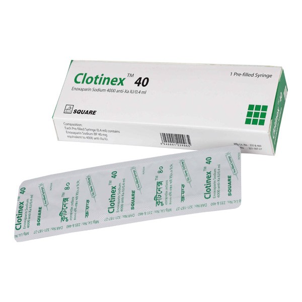 CLOTINEX 40mg Inj. in Bangladesh,CLOTINEX 40mg Inj. price , usage of CLOTINEX 40mg Inj.