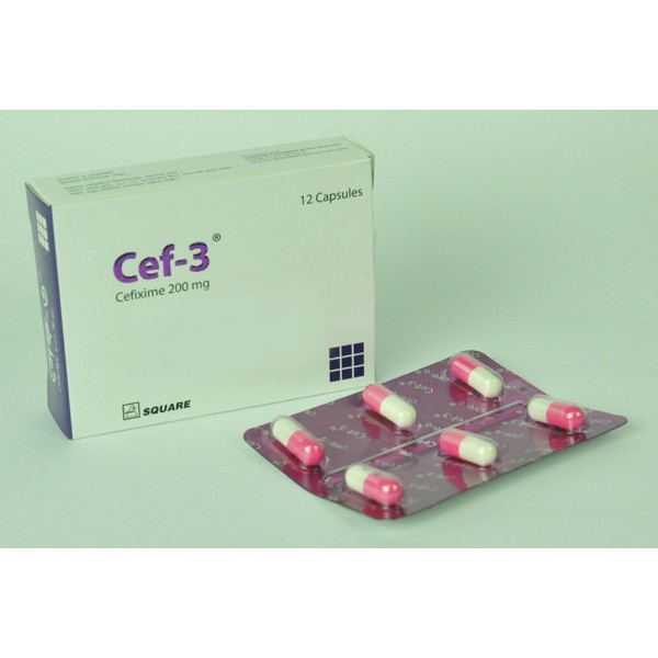 CEF-3 200mg Cap.