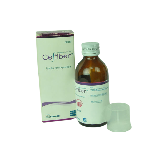 Ceftiben 90 mg/5 ml Suspension 60 ml bottle