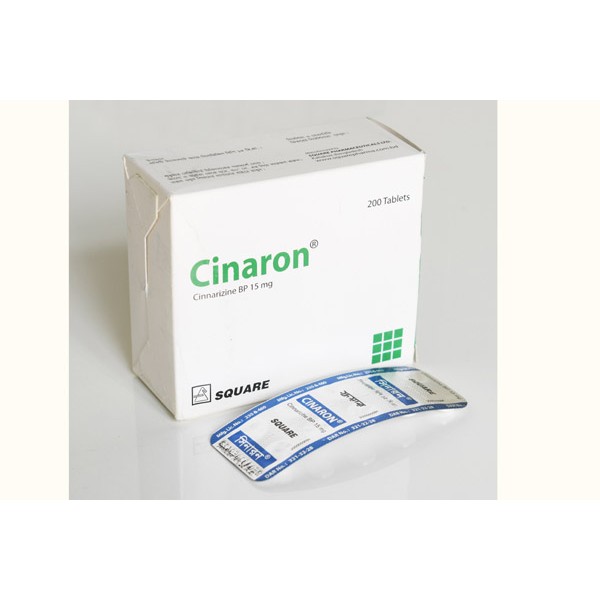 Cinaron (Tab) 15mg/tablet in Bangladesh,Cinaron (Tab) 15mg/tablet price , usage of Cinaron (Tab) 15mg/tablet