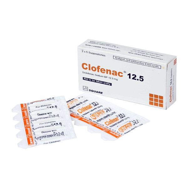 Clofenac (Supp) 12.5mg/suppository in Bangladesh,Clofenac (Supp) 12.5mg/suppository price , usage of Clofenac (Supp) 12.5mg/suppository